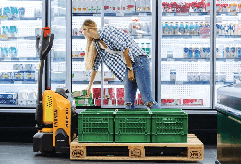 xe nâng pallet điện 2 tấn Hyundai 20EP-XB